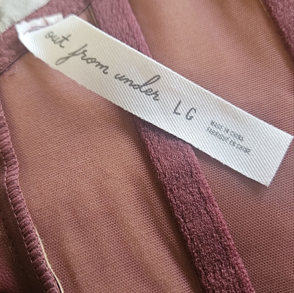 Urban Outfitters Burgundy Corset Top - Picture 14 of 14